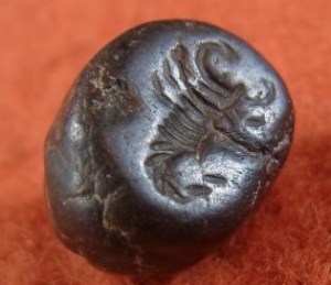 sasanian scorpion seal