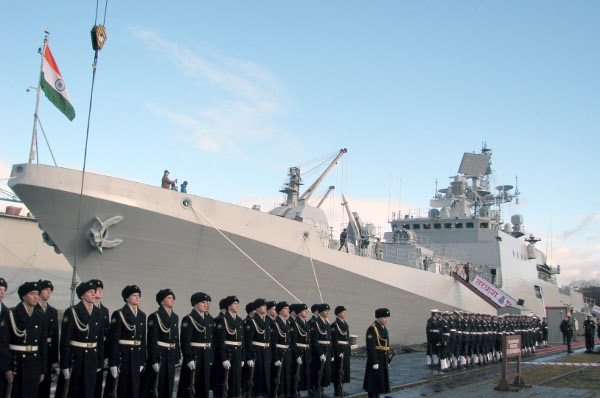 commissioning of INS Tarkash on 09 Nov 2012