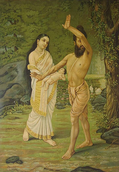 415px-Raja_Ravi_Varma_-_Mahabharata_-_Birth_of_Shakuntala