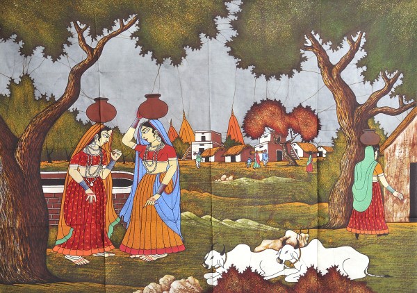 gossip at village well