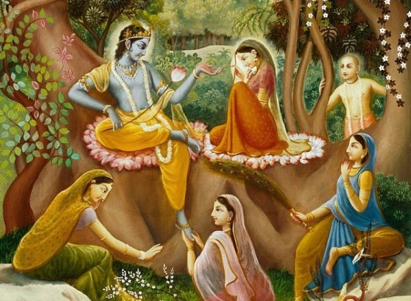 Radha-Krishn-Gopis