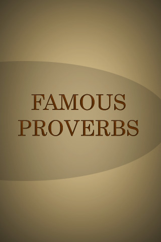 famous proverbs