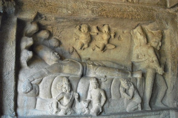 snake bed of vishnu, M B puram