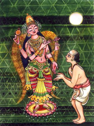 Abhirami-and-Bhattar-painted-by-Keshav