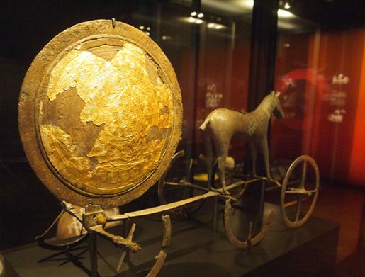 Sun chariot in Copenhagen Museum