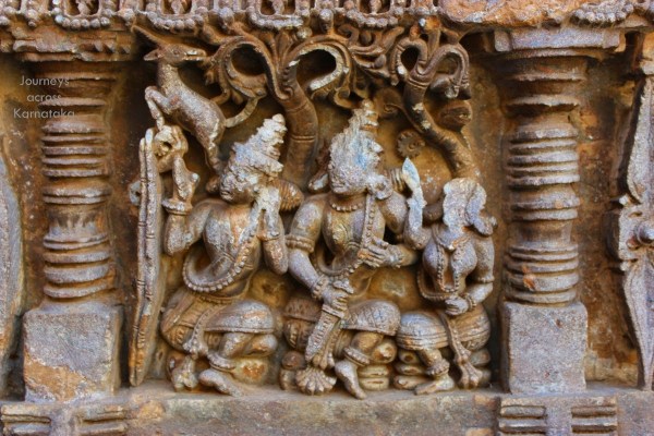 122 Amruteshwara temple Rama Sita Lakshmana Golden Deer