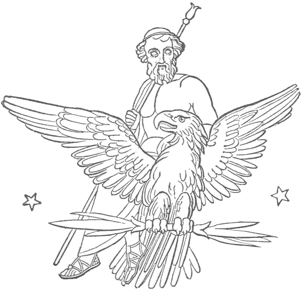 Zeus (Jupiter) on eagle