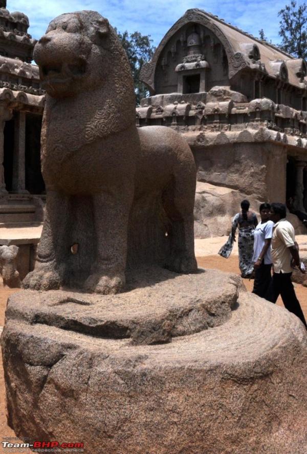 Lion seems to be symbol of Pallava Dynasty