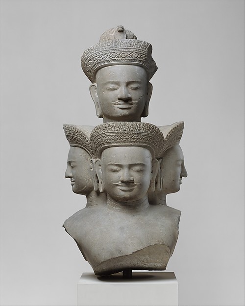 bust of five headed siva