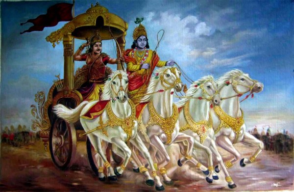 geethopadesam -2x3' oil-DPSC Bose