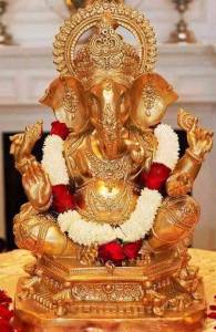 gold  ganesh
