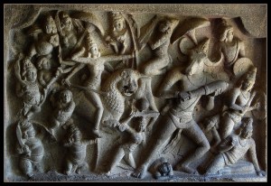 durga, mamallapuram