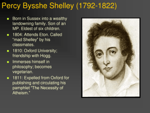 Percy Shelley bio docstoc.com