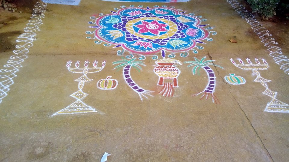 kolam pongal
