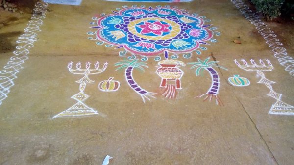 kolam pongal