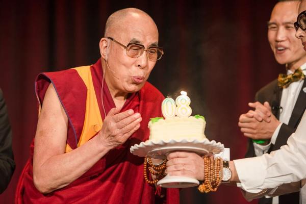 dalai's 80th BD in california