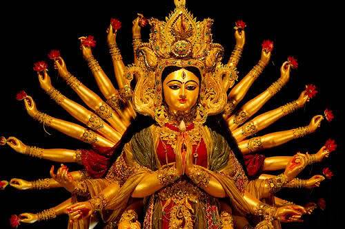 durga many hands
