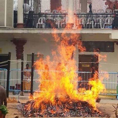 singapore thimithi with amman face