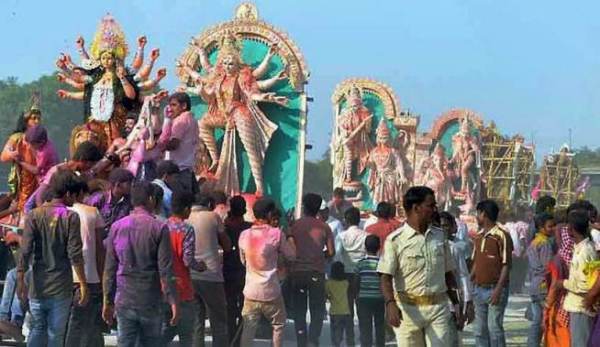 Durga puja in Allahabad