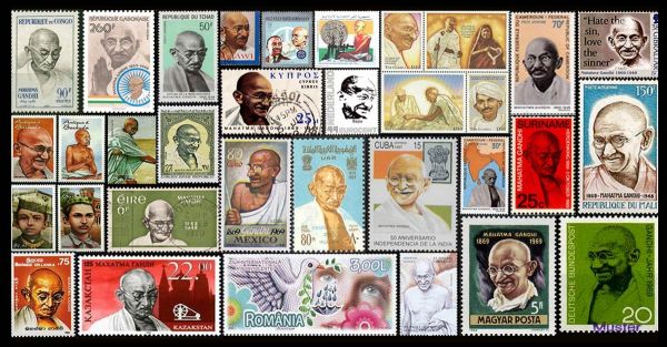 Gandhi-Stamps