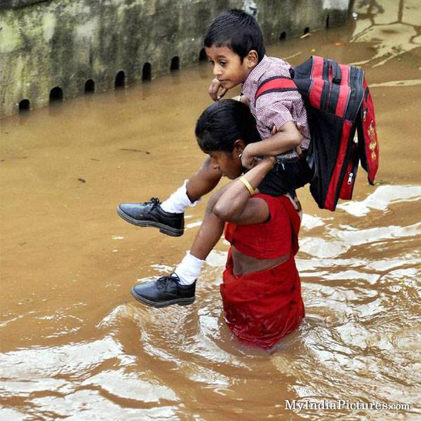 schooling in floods
