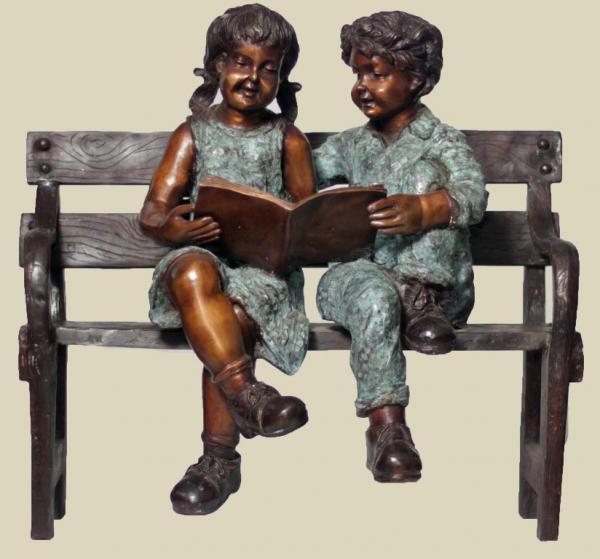 statue reading, gift