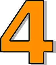number_4_orange_T