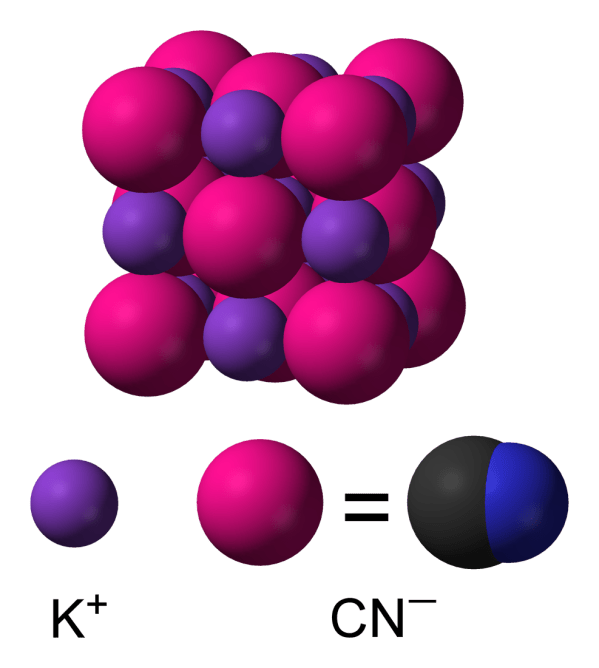 Potassium-cyanide-phase-I-unit-cell-3D-SF