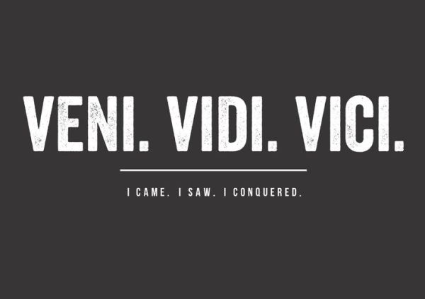 veni vidi vici