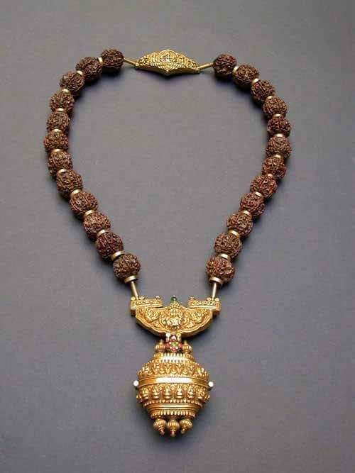 rudraksah-mala-with-gold